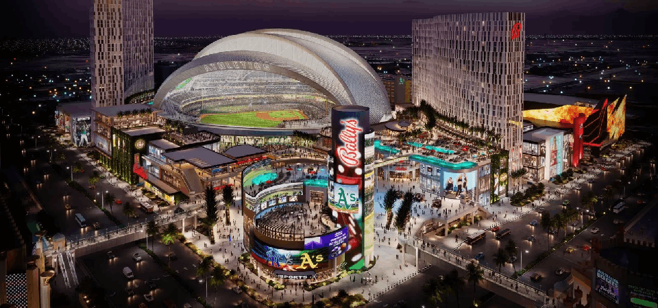 Bally’s Reveals New Rendering, Timeline for Vegas Casino Resort Next to A’s Stadium